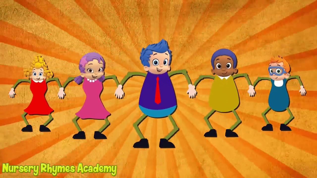 Bubble Guppies Finger Family Nursery Rhymes for Children Kids Songs