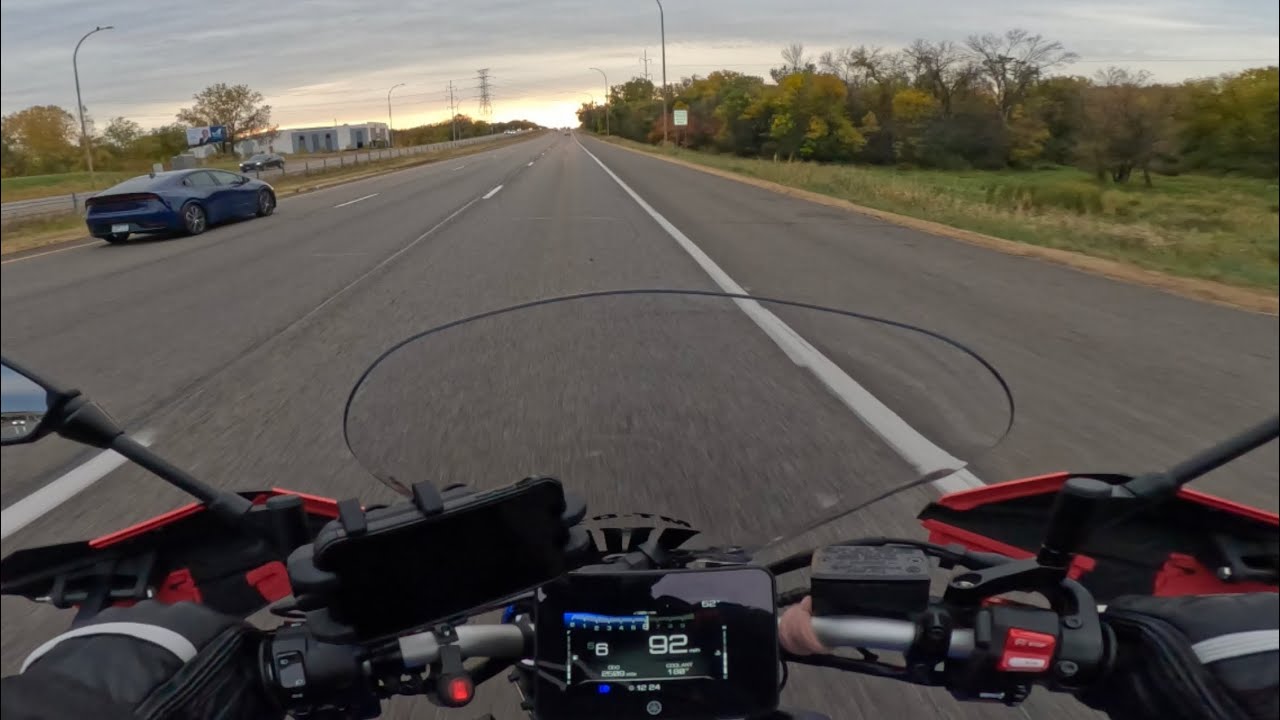 Saturday morning chilly ride in Minnesota Yamaha MT07 #motorcycle # ...