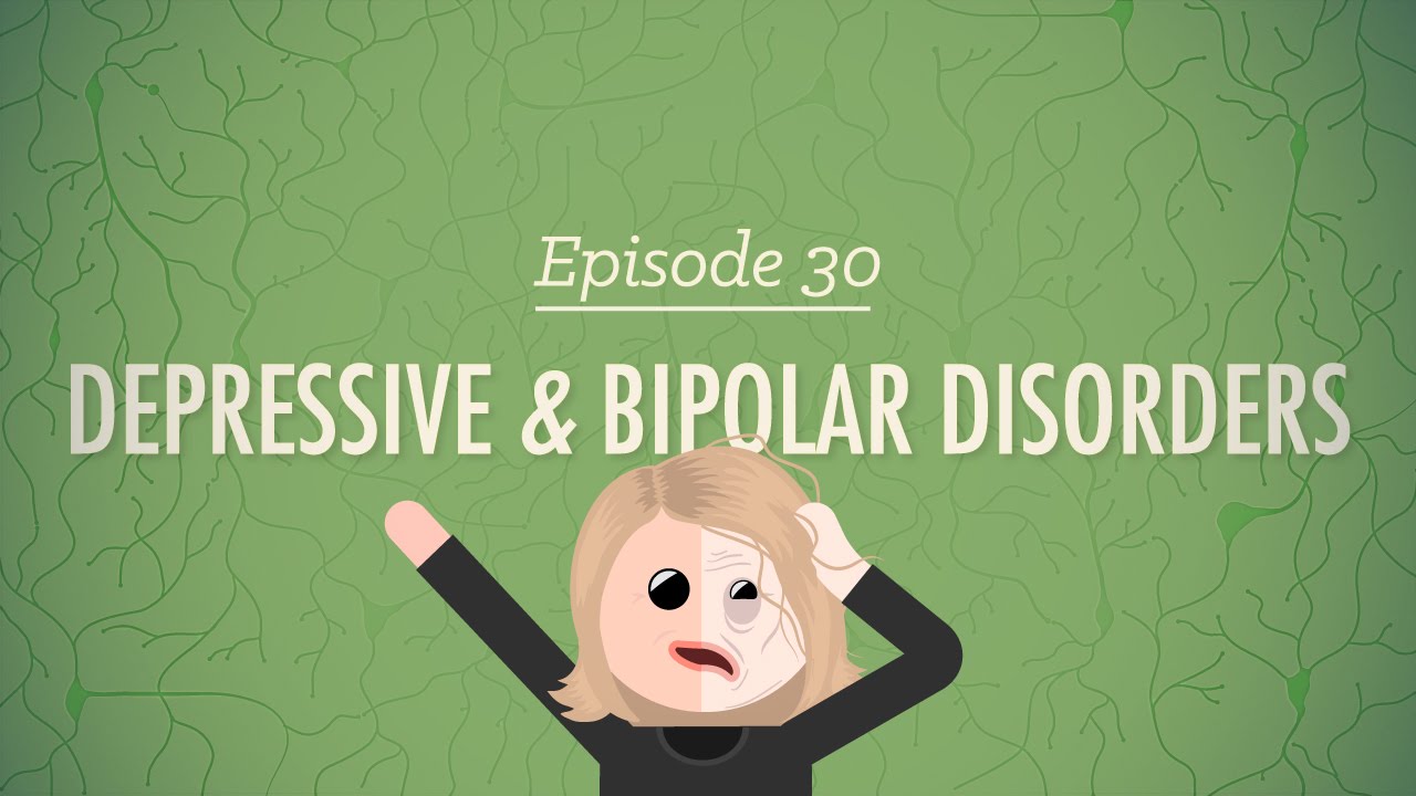 ⁣Depressive and Bipolar Disorders: Crash Course Psychology #30