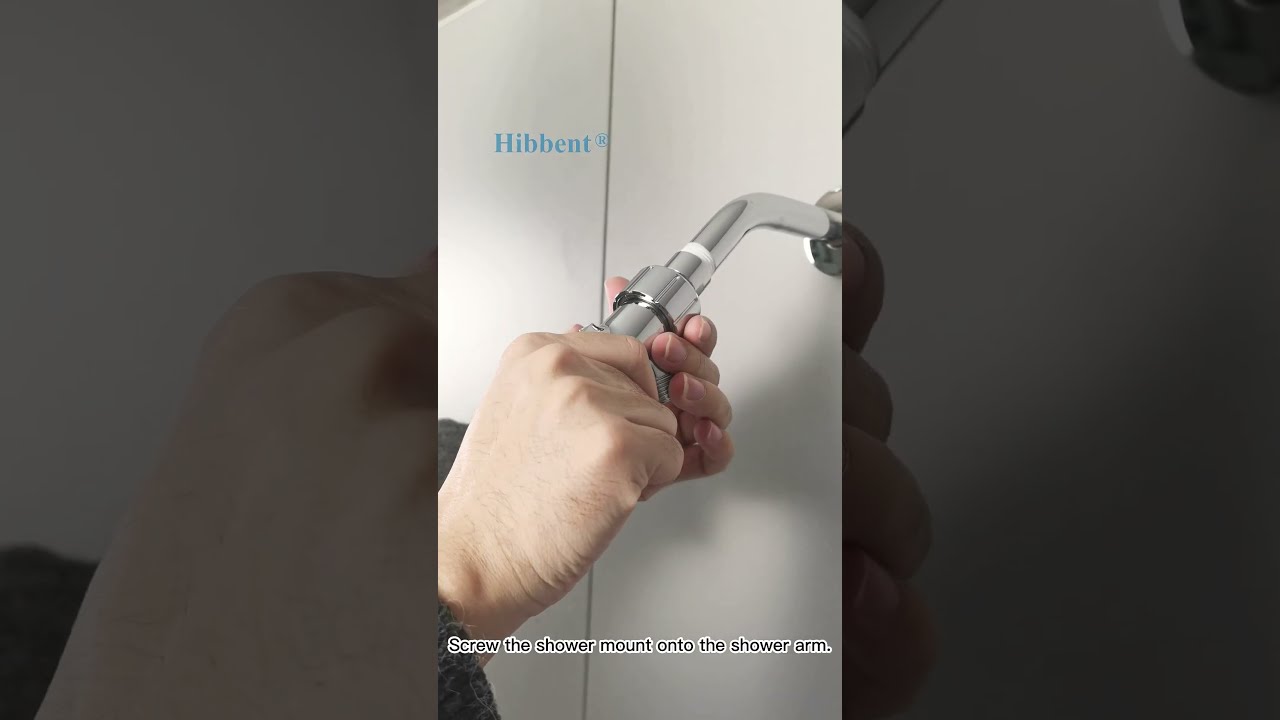 10s DIY Installation Tutorial For Beginners How To Install Handheld Shower Head Without Plumbers