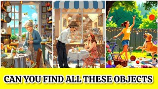 Find N Seek. Spy Hidden Objects Game. Find 30 Objects In 3 Images. #FindNSeek