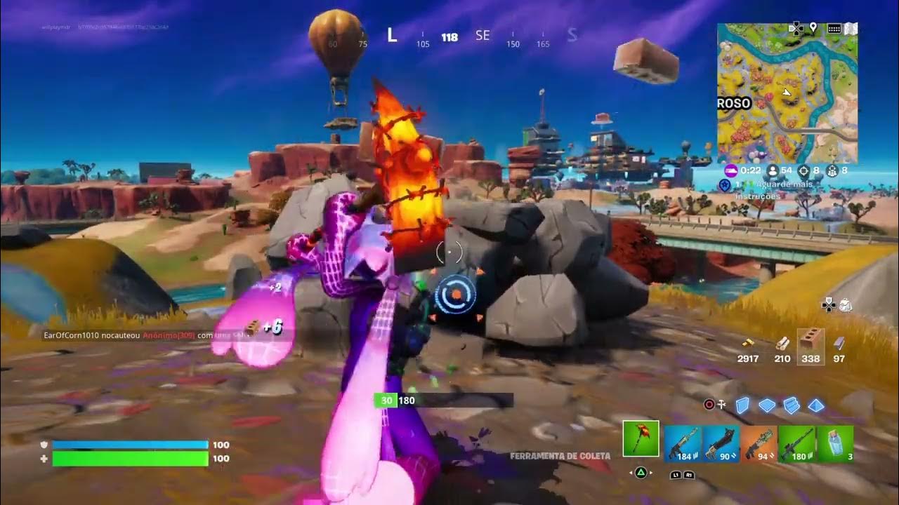 Tutorial fortnite como jogar com bots no battle royale gameplay