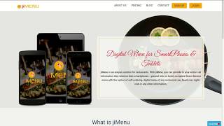 jiMenu :- Digital Menu for SmartPhones & Tablets Admin Panel Demo screenshot 2