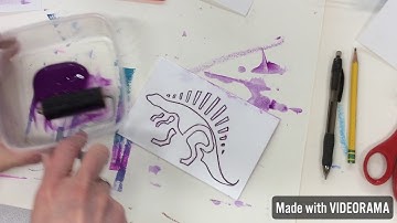 Making Styrofoam printing plates