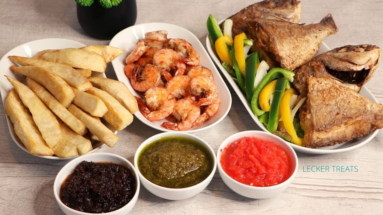 Tasty Seafood & Yam Recipe Fried Yam with Fish and Shrimps YouTube
