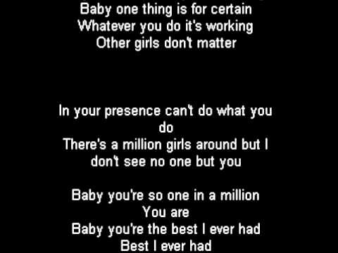 one in a million song lyrics one in a million song lyrics