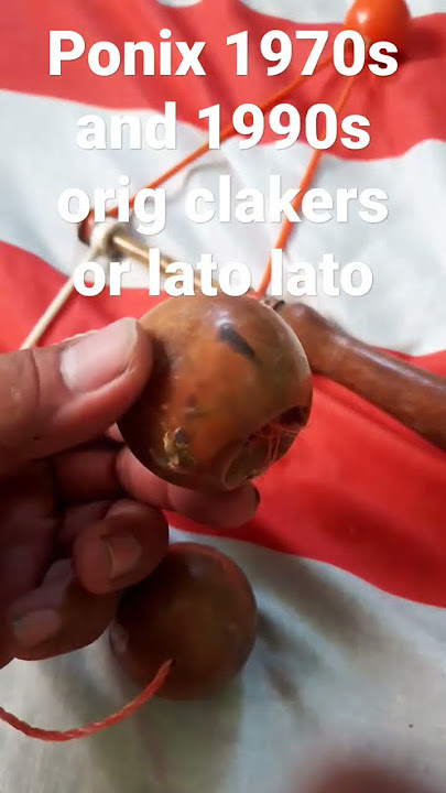 orig 1970s clakers or lato lato toy #toys #latolato #clakers
