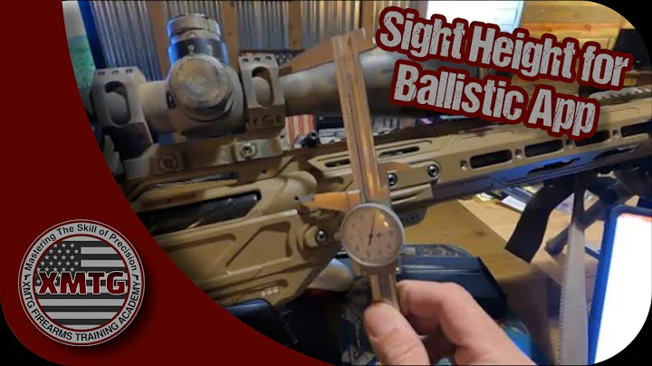 How to find your sight height for your ballistic app