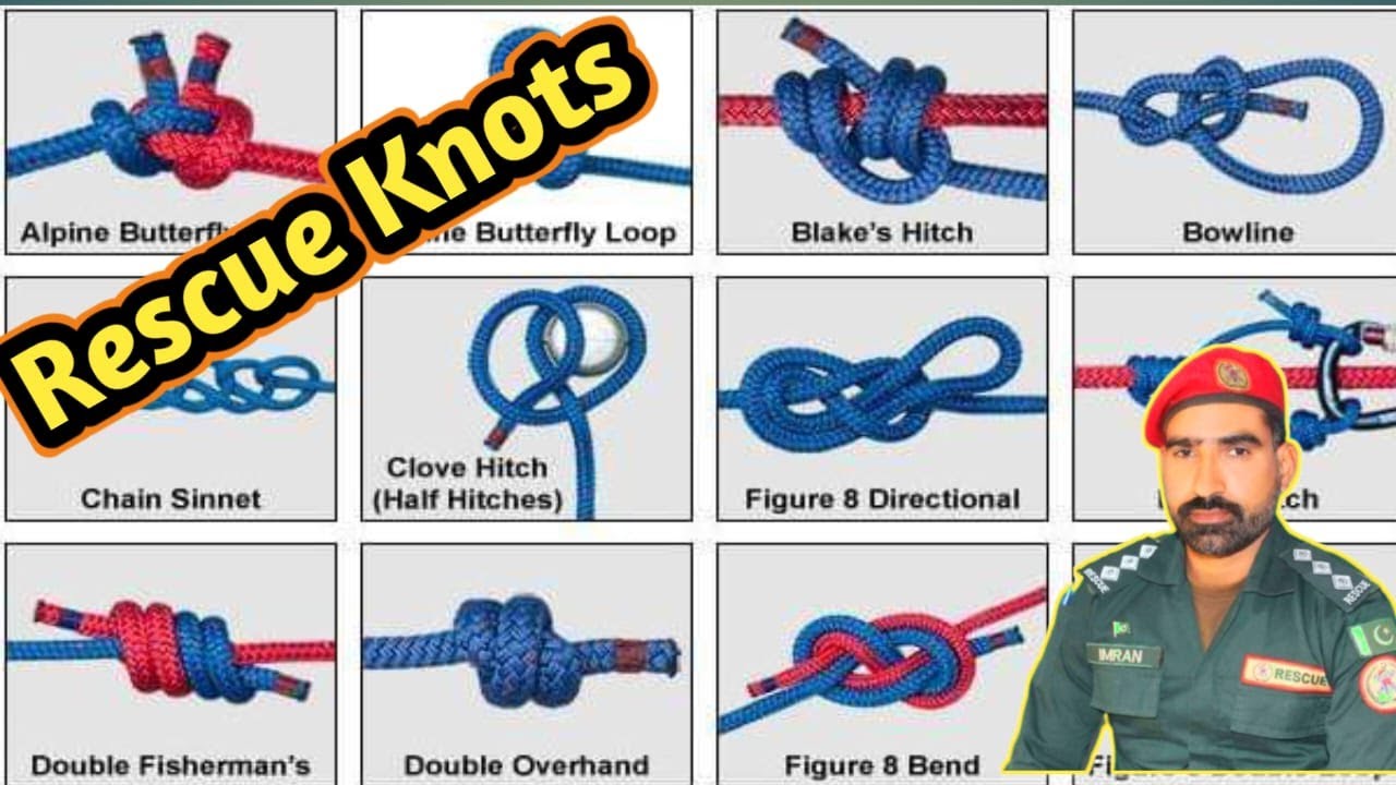 Basics knots | Rescue Knots | Firefighting Knots | Daily Routine Knots ...