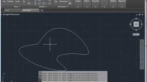 16  Draw Spline Fit and Spline CV Using AutoCAD 2019