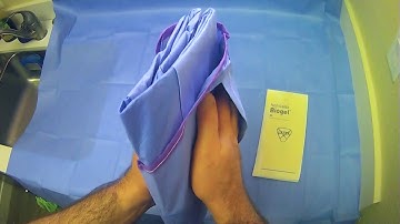 Putting On Your Gown And Gloves In A Sterile Fashion (Scrubbing Yourself Into A Case)