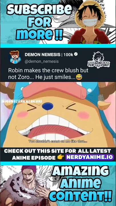 We'll protect Robin meanwhile Zoro