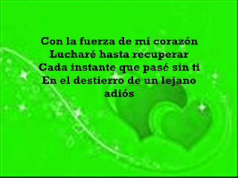 CON LA FUERZA DE MI CORAZON - LUIS FONSI