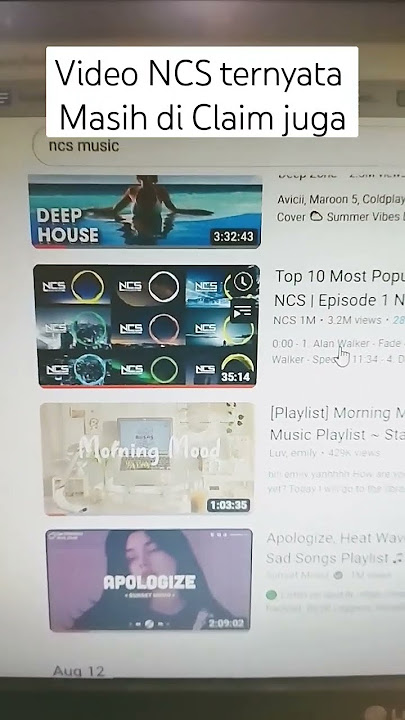 jangan pake lagu NCS ini untuk video YouTube mu