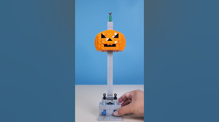 Building A LEGO Pumpkin Drop Tower! #lego #legomoc