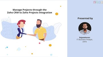 Manage your projects through Zoho CRM & Zoho Projects integration