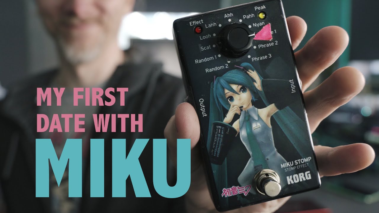 My first Date with Miku Stomp by Korg - Mika Tyyskä improvisation