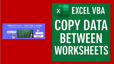 How to Copy Data from One Worksheet to Another Using VBA (Step-by-Step Excel Tutorial)
