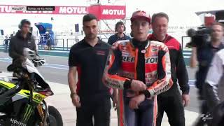 Marquez temui Rossi tapi di Usir Uccio Wealth