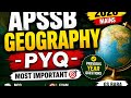 Geography PYQ for APSSB CGLE 2026 | Class 04 Most Repeated GK Questions APSSB PYQ ”MCQ/Question.
