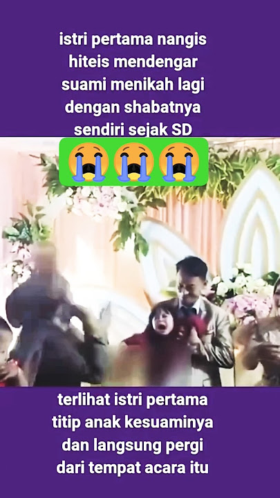 Tangis Seorang Istri Saat Melepas Suami di Hari Bahagia💔 | Kisah Haru di Pelaminan #shorts