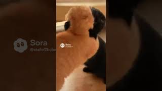 Sibling Rivalry #catsofyoutube #cat #funnyanimals #funnycats #kungfupanda