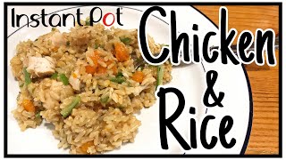 Instant Pot Chicken and Rice Recipe  EASY One Pot Meal