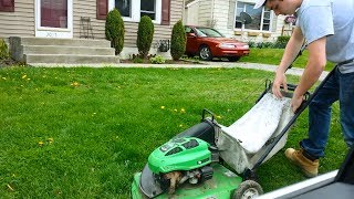 Trash Picking 2014 - Free Lawnboy Lawnmower w/ Bag!