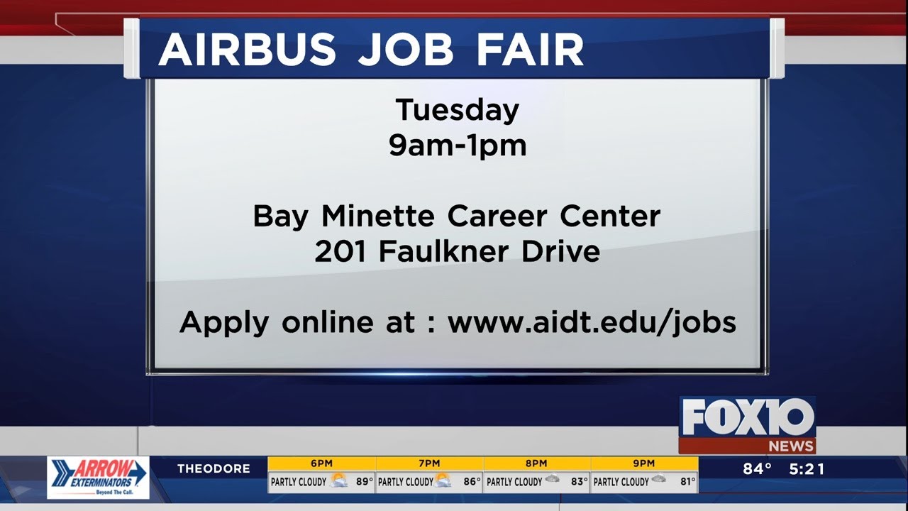 Airbus hosting job fair in Bay YouTube