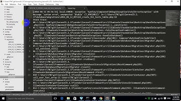 xsyntax error, unexpected $table 2