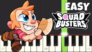 Squad Busters Menu Theme   EASY Piano Tutorial