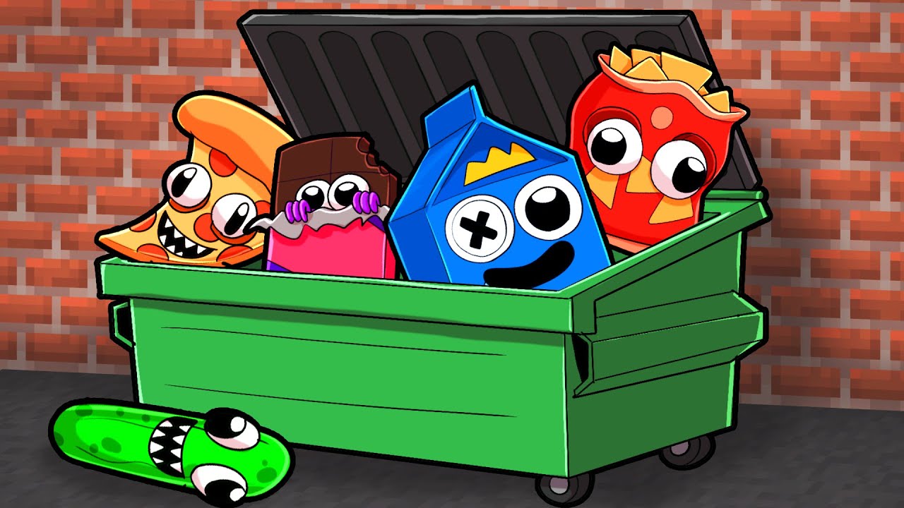 ¡SUPERVIVENCIA DE LOS ALIMENTOS-ÍRIS EN EL CONTENEDOR DE BASURA!