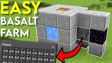 Minecraft 1.21 Basalt Farm Bedrock & Java!