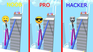 High Heels! - NOOB vs PRO vs HACKER - Gameplay Walkthough 🌈