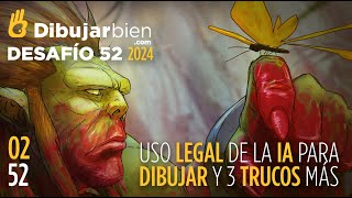 Uso LEGAL de la IA para DIBUJAR. Demo: BLANKA / Street Fighter . DESAFÍO 52/02 - DibujarBien.com