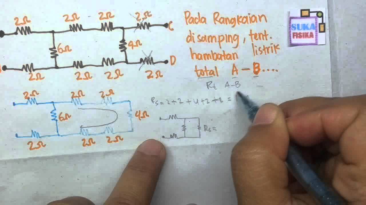  Rangkaian  listrik  sederhana  soal  hambatan pengganti 