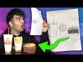 Only Eating Foods I Can DRAW For 24 HOURS! (IMPOSSIBLE FOOD CHALLENGE)