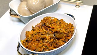 EGUSI SOUP THAT WENT TO HARVARD! | HOW TO MAKE EGUSI SOUP #egusisoup #cooking #nigeriansoup
