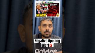 Monday Market Update Alert🚨#war #stockmarket #usiranwar #trading #nifty #stockmarketindia #money