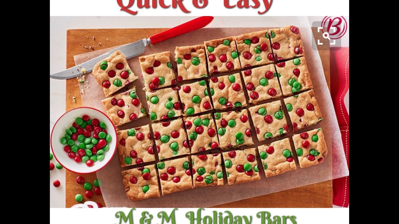 Sugar Cookie Holiday M&M bars | VLOGMAS DAY 23 |