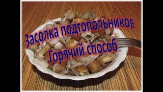 Засолка грибов - подтопольников! Горячий способ. Засолка грибов - подтопольников! Горячий способ.