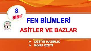 8.Sınıf Fen Bilimleri 4.Ünite| Asitler Ve Bazlar
