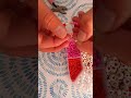 How to make beaded hoop earrings #earrings #beads