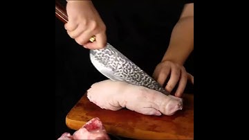 Bộ 4 Dao Nhà Bếp Rèn Từ Thép Nhíp Dập Vân 2 Mặt Cao Cấp   Cán Cẩm Chỉ Khâu Đồng