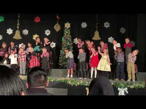 Mason and Chloe’s Kindergarten Christmas Program 2018 at Van Avery Prep