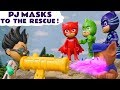 PJ Masks to the rescue vs Romeo - Toy story for kids TT4U