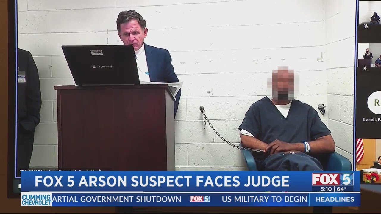 Man arrested for suspected arson at FOX 5 makes first court appearance ...