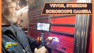 VEVOR STEERING ENDOSCOPE CAMERA KIT, UNBOXING, REVIEW AND PUT TO WORK IN THE SHOP #boroscope #vevor