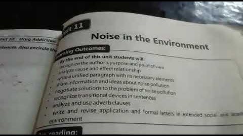 Unit#11  Noise in the environment  translation paragraph#2