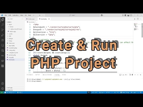 create run Sartaj PHP Project - PHP Framework Tutorial
